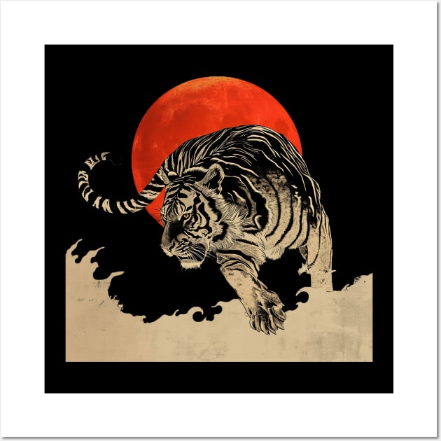 tiger Wall Art by Ninja banana